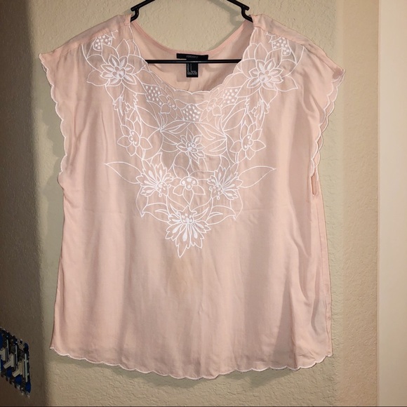Forever 21 Tops - Pink Lace Forever 21 Top